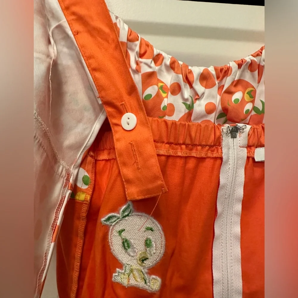 Disney Parks Collectible Little Orange Bird Dress with Custom Bell Sleeves NEW - Picture 3 of 9